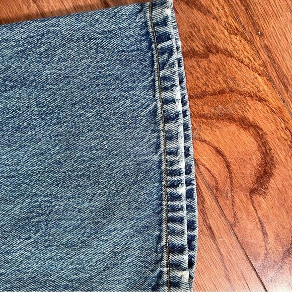 Denim X Alexander Wang Trap Bootcut Cropped Light Indego Aged Wash Jeans 26 - Picture 5 of 6